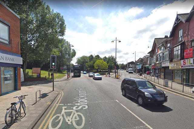 The collision occurred on Stockport Road at about 2.10am
