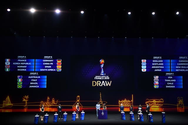 The draw took place in host nation France