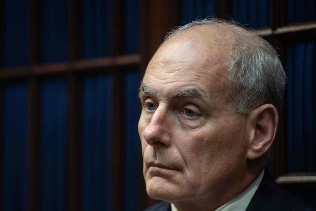 John Kelly replaced Reince Priebus as White House chief of staff in July 2017