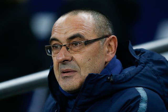 Maurizio Sarri is aiming to win his first trophy at the club