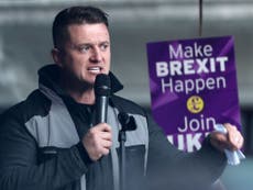 Tommy Robinson hints he could run as Ukip MP at Brexit march