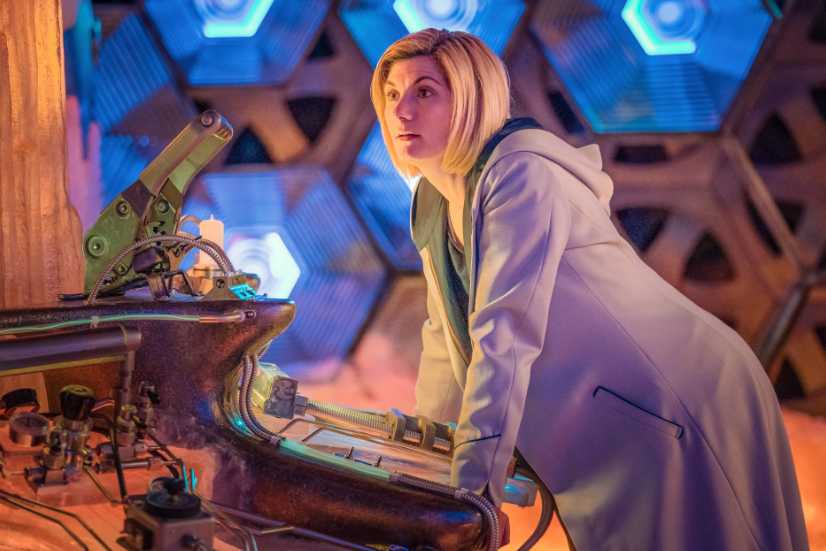 Jodie Whiattaker as the Doctor