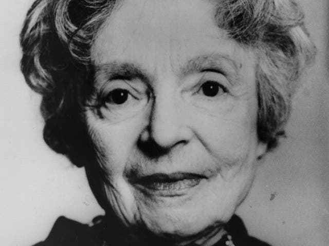 Nelly Sachs, winner of the Nobel Prize for Literature in 1966