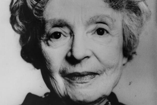 Nelly Sachs, winner of the Nobel Prize for Literature in 1966