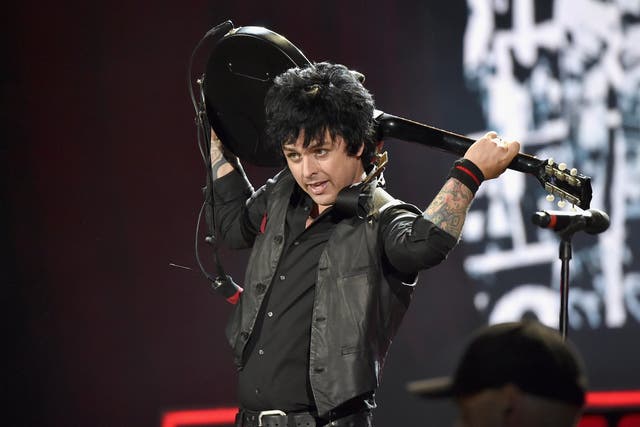 Billie Joe Armstrong of Green Day performs onstage during the 2017 Global Citizen Festival