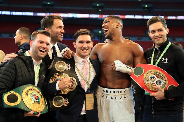 Joshua’s smooth passage has been scuppered by Fury’s re-emergence (Ge