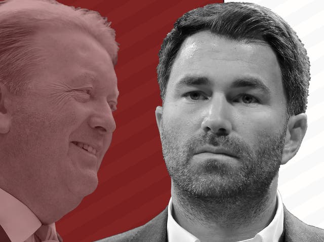 Eddie Hearn and Frank Warren are long-term rivals