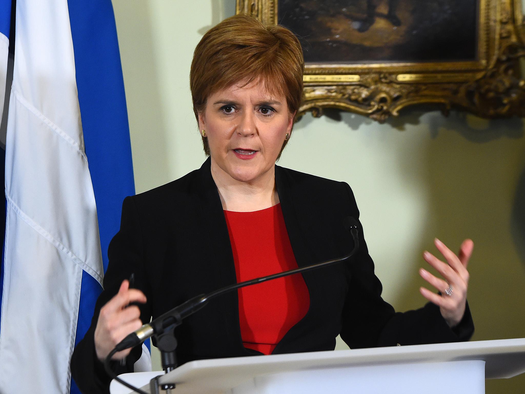 Ms Sturgeon said independent advisers would examine the matter