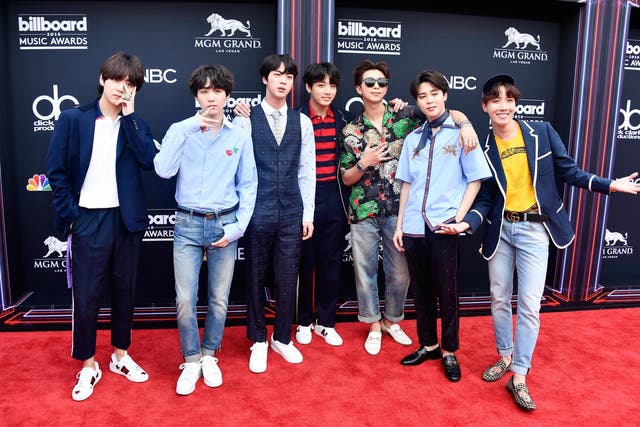Musical group BTS attends the 2018 Billboard Music Awards at MGM Grand Garden Arena on 20 May, 2018 in Las Vegas, Nevada.