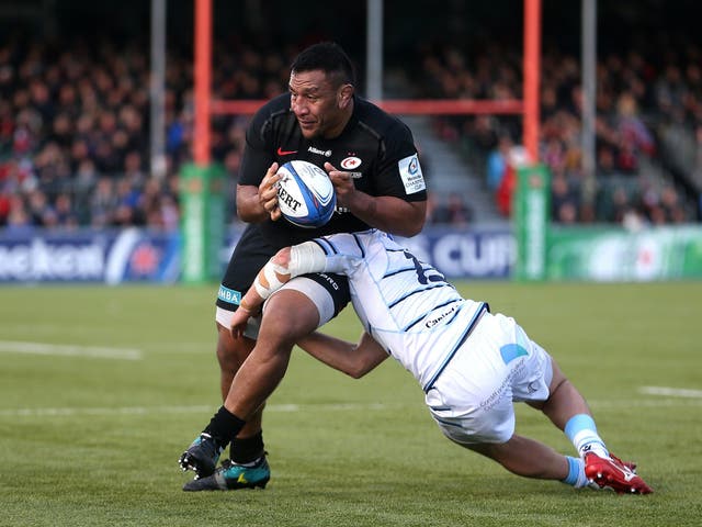 Mako Vunipola returned for Saracens with a man-of-the-match display against Cardiff