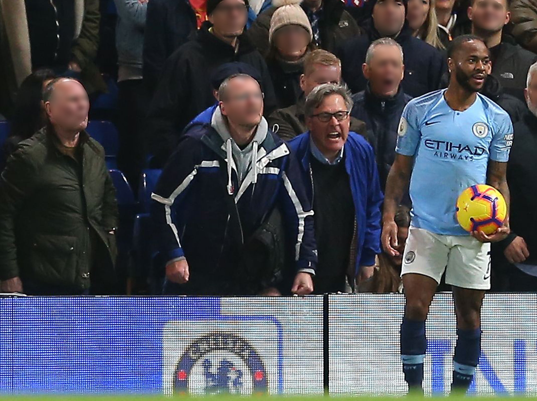 Sterling was subjected to abuse during Saturday's game