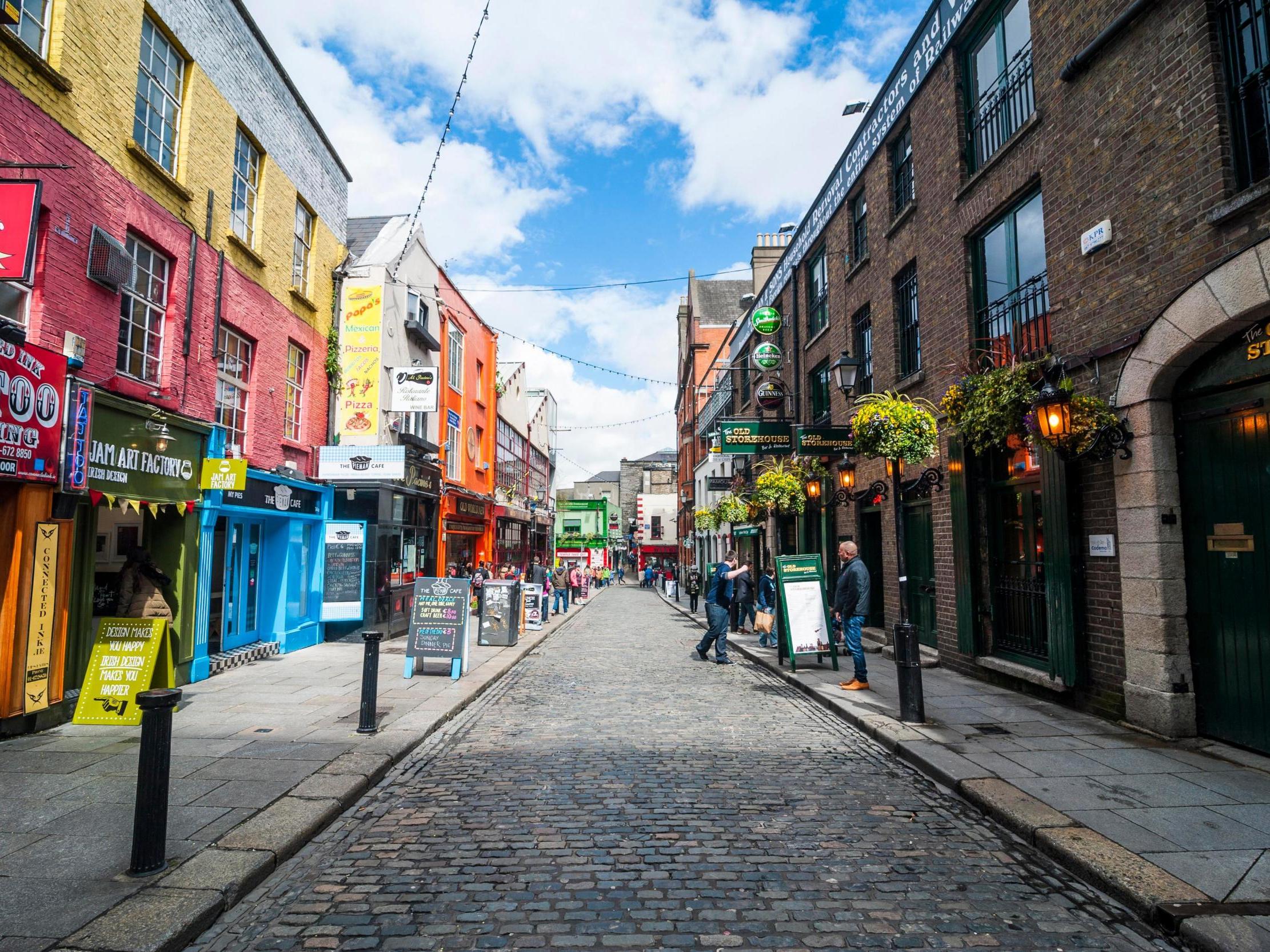 A woman has alleged she was raped by an Irish sports star in Dublin city centre