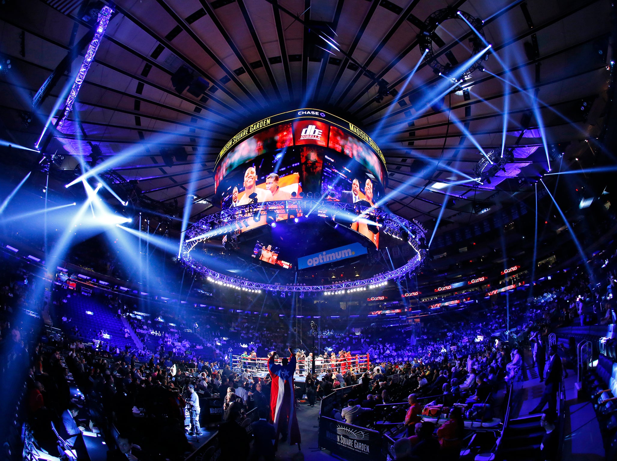 Madison Square Garden stages the contest
