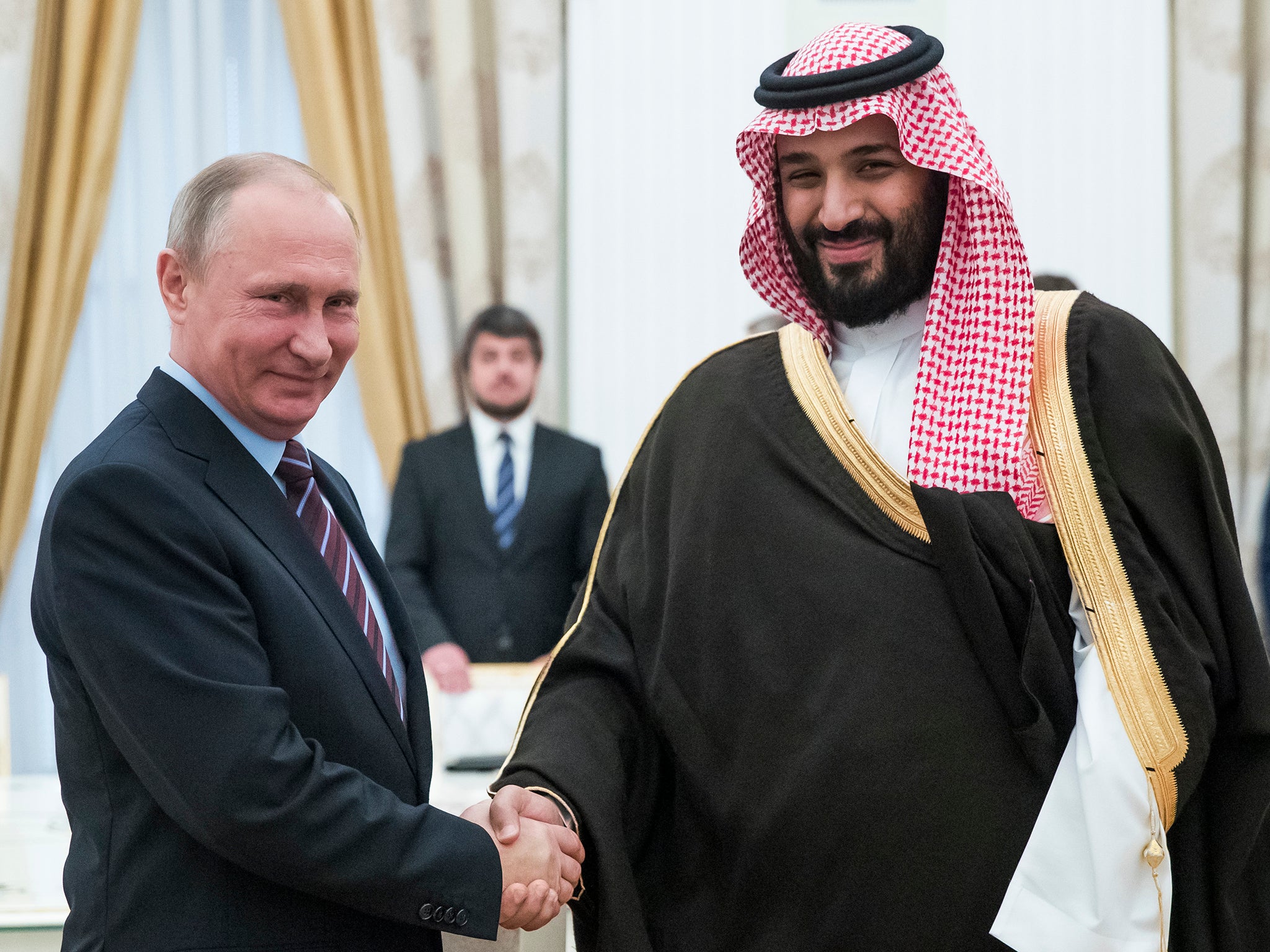 Accused of murder plots: Vladimir Putin and Mohammad bin Salman