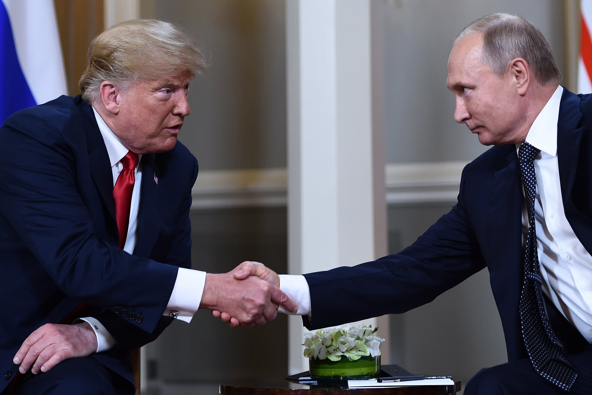 Remaining friends: Donald Trump and Vladimir Putin