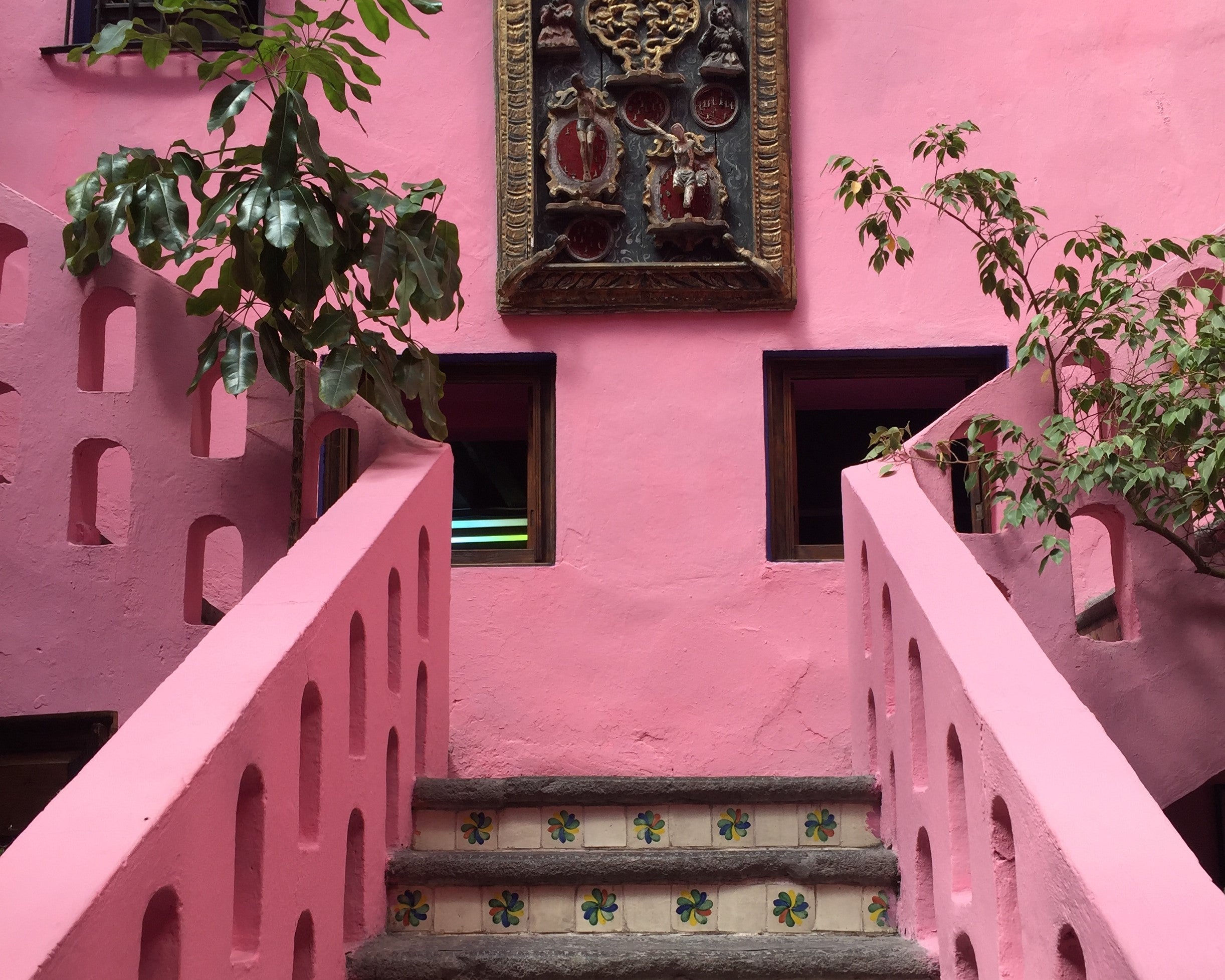 Méson Sacristia de la Compañia has striking pink interiors