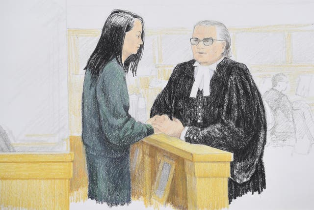 Huawei executive Meng Wanzhou appears in court in Vancouver
