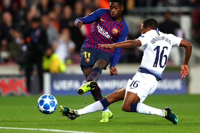 Ousmane Dembele struck early after a dribble from his own half