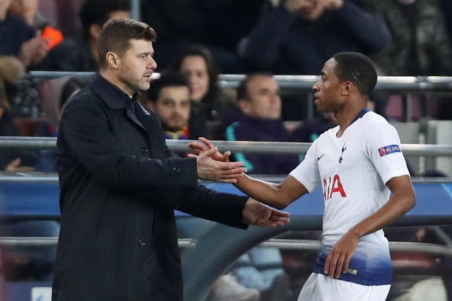 Kyle Walker-Peters was withdrawn after 60 minutes by Mauricio Pochettino