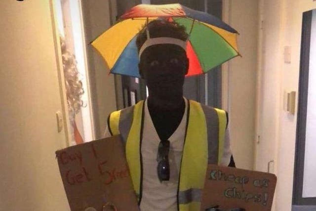 Dundee United footballer Jamie Robson appeared in 'blackface' at a party over the weekend