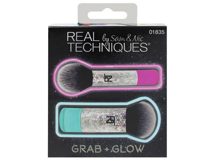 Real Techniques, Grab and Glow Makeup Brush Gift Set, £8, Superdrug