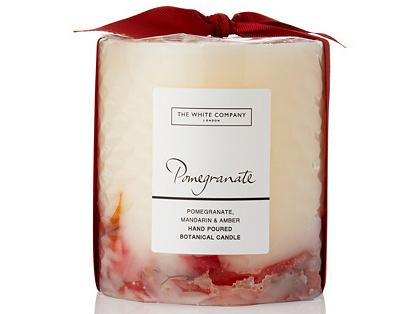 Pomegranate Botanical Candle, £25, The White Company