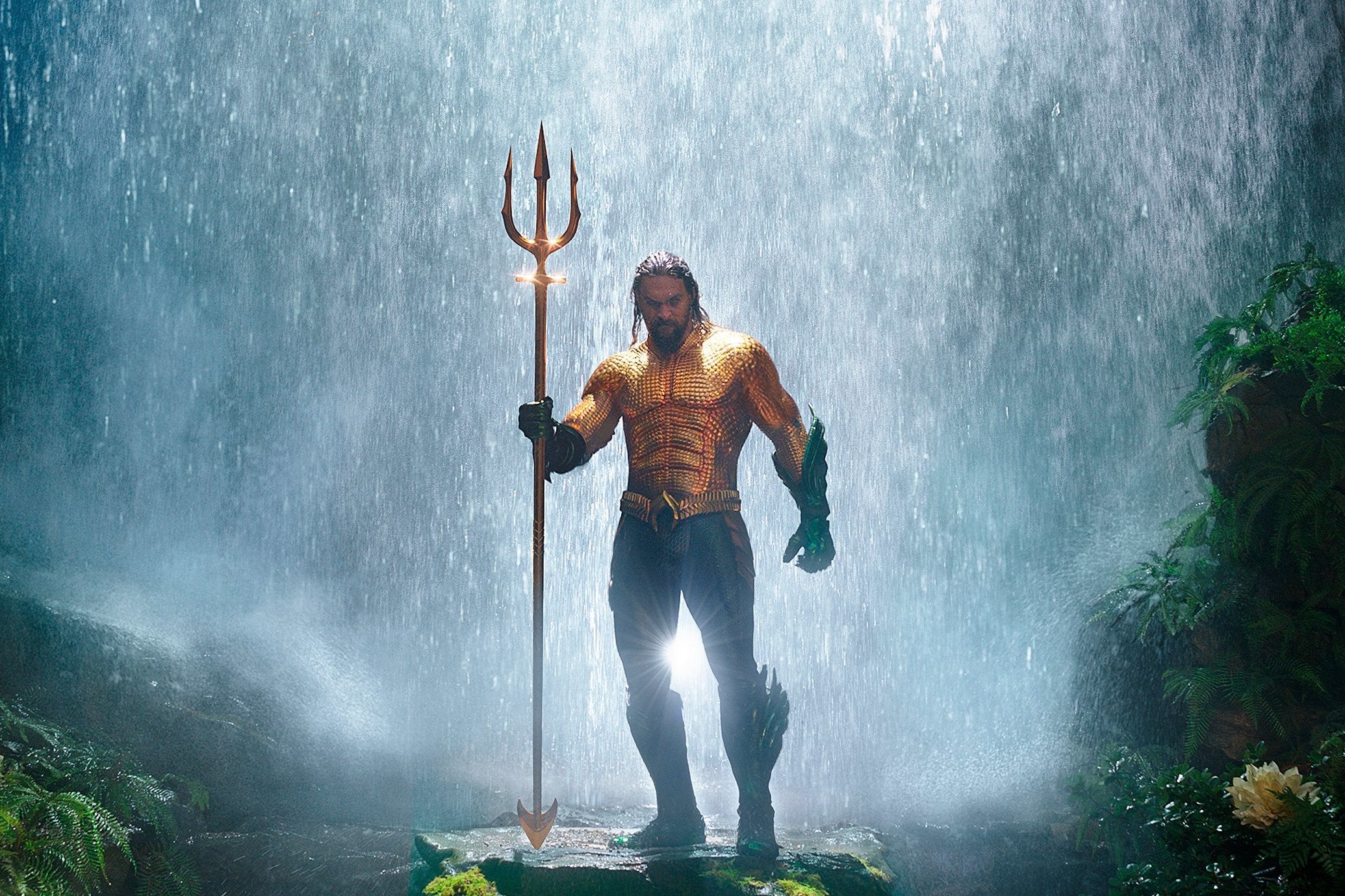 Jason Momoa as Aquaman (Warner Bros/AP)