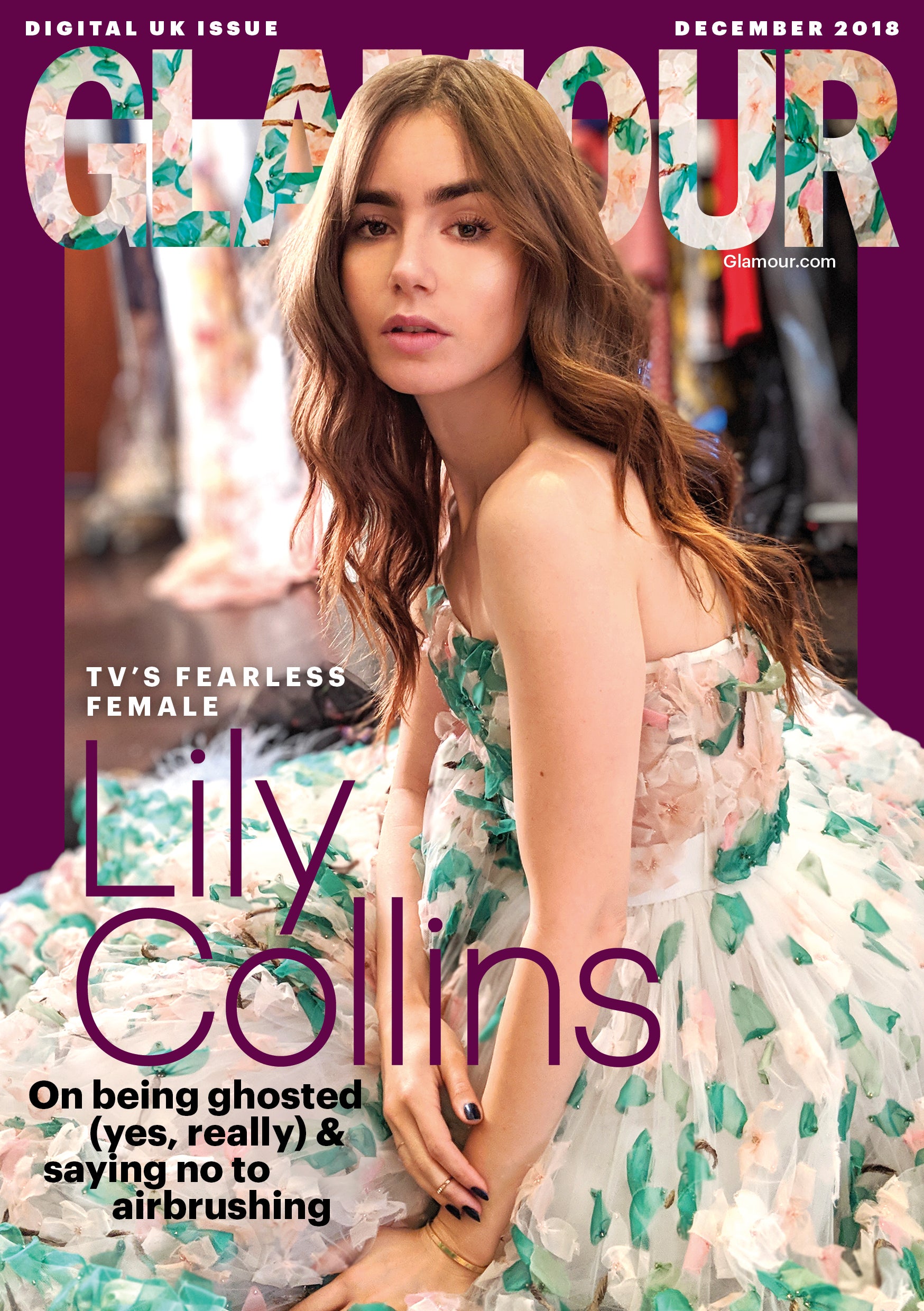 (Glamour UK/Lily Collins