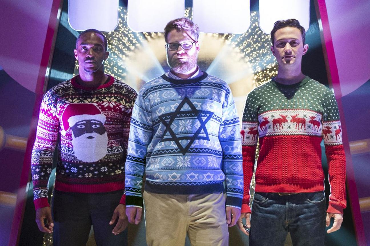 People celebrated Christmas Jumper Day this week to help raise money for charity (The Night Before 2015)