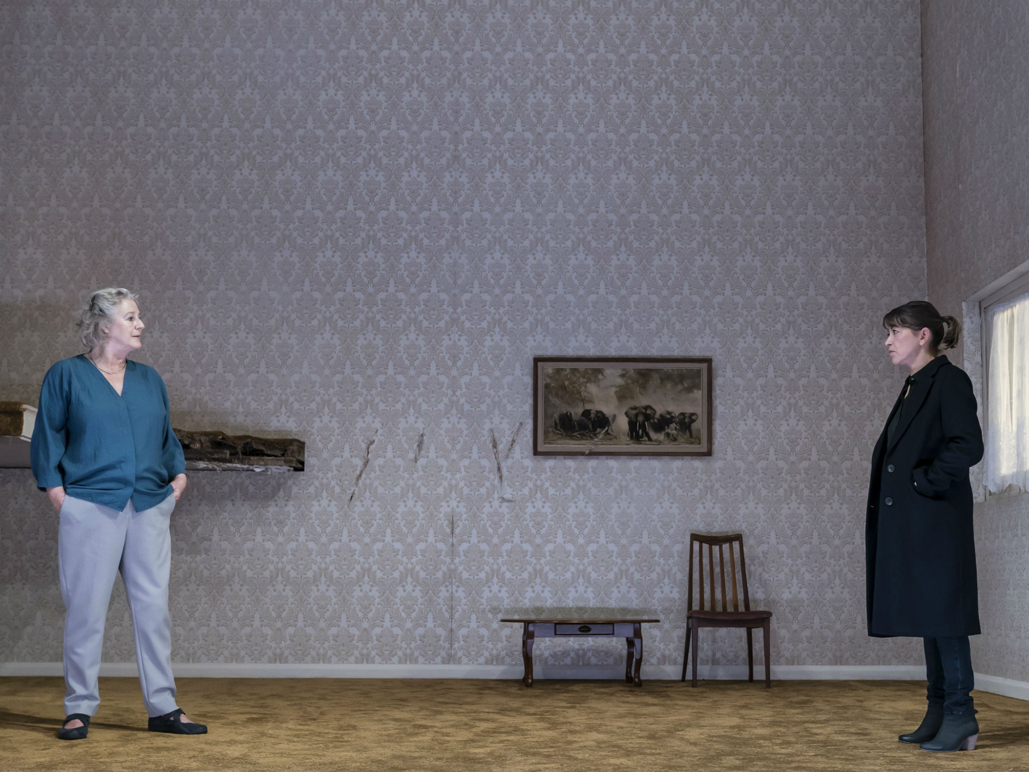 Maggie Steed and Nicola Walker in Mark Ravenhill’s ‘The Cane’