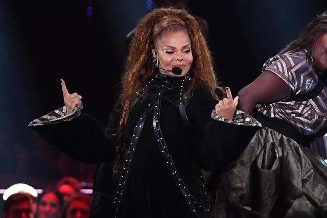 Janet Jackson performs on stage during the MTV EMAs 2018 at Bilbao Exhibition Centre on 4 November, 2018 in Bilbao, Spain.