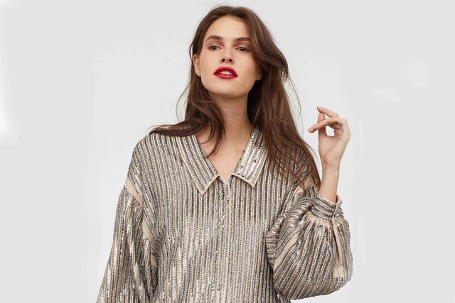 Sequin-Embroidered Blouse, £69.99, H&M
