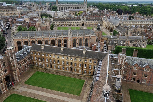 File photo dated 29/05/14 of buildings belonging to Cambridge University.