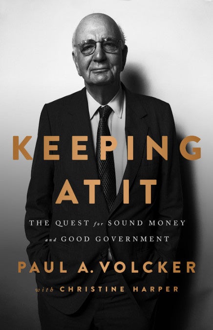 Paul Volcker's memoir is published 13 December