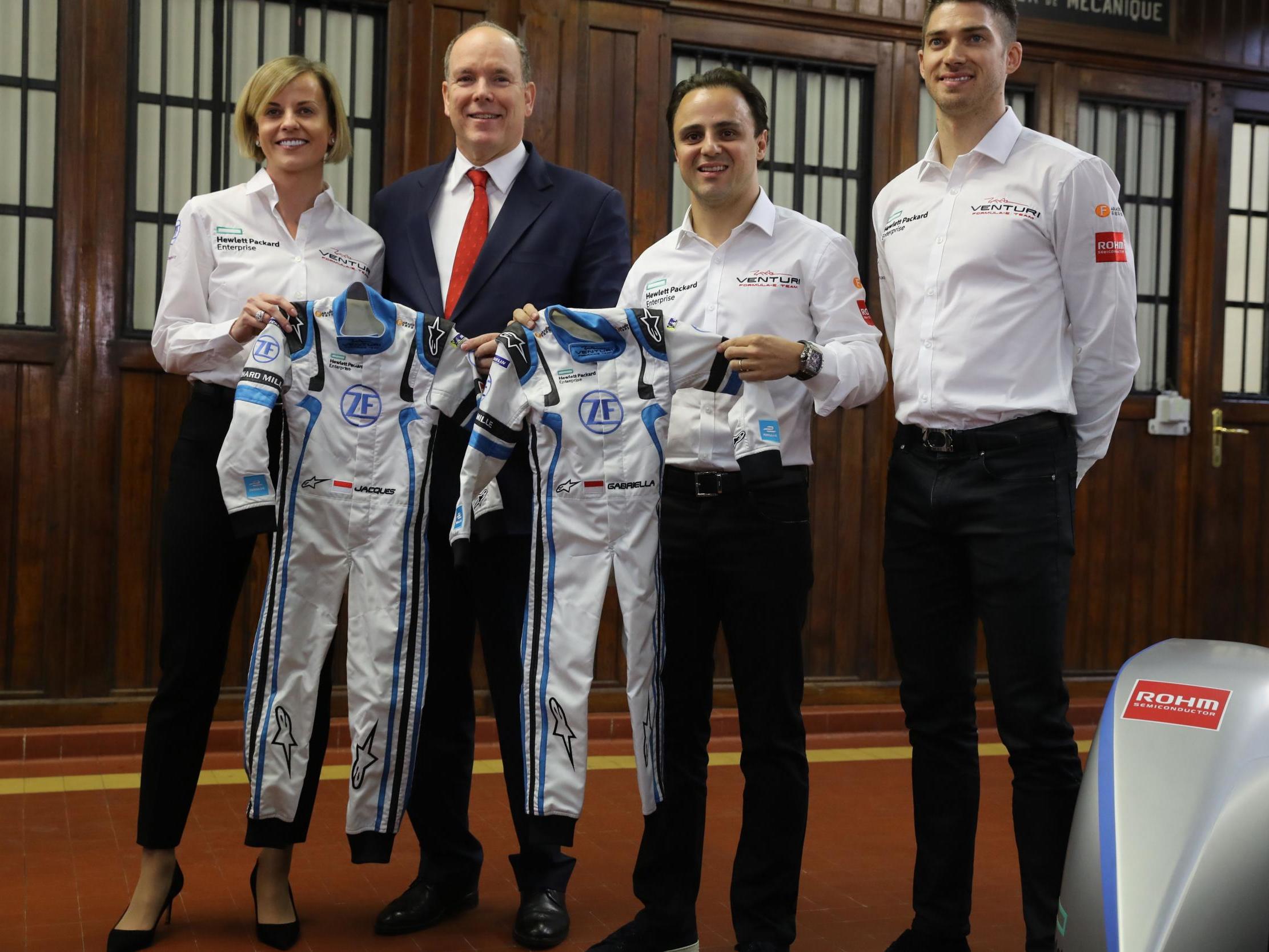 Felipe Massa and Edoardo Mortara are driving for Wolff's team Venturi this season