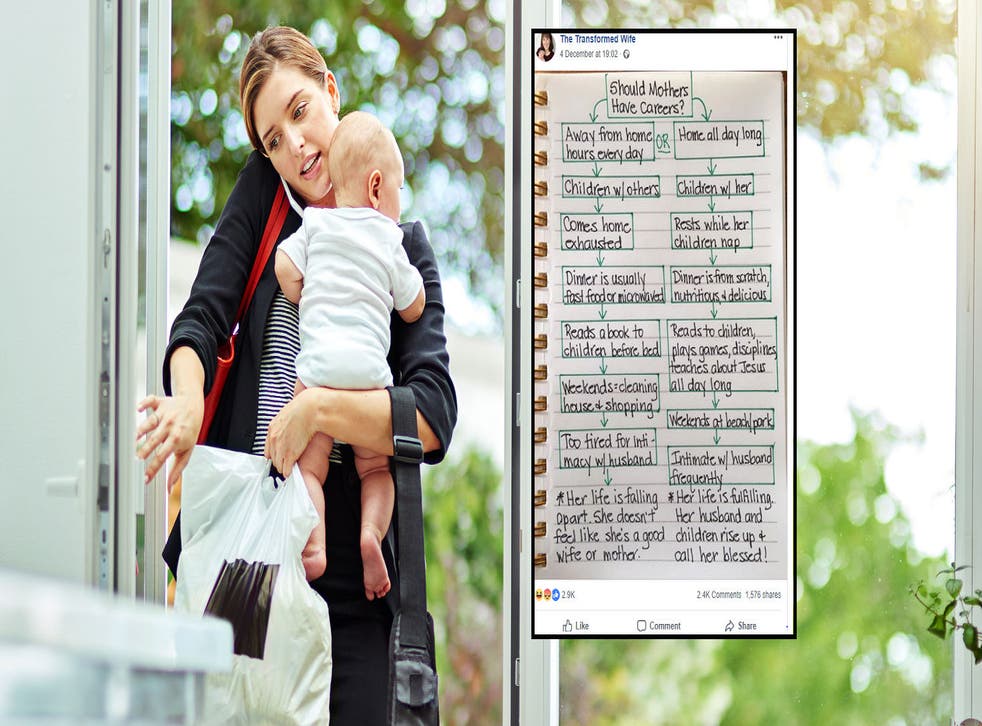 Flowchart About The Pros And Cons Of Being A Career Mum Goes Viral For All The Wrong Reasons Indy100 Indy100 Flowchart About The Pros And Cons Of Being A Career Mum Goes Viral For All The Wrong Reasons Indy100 Indy100