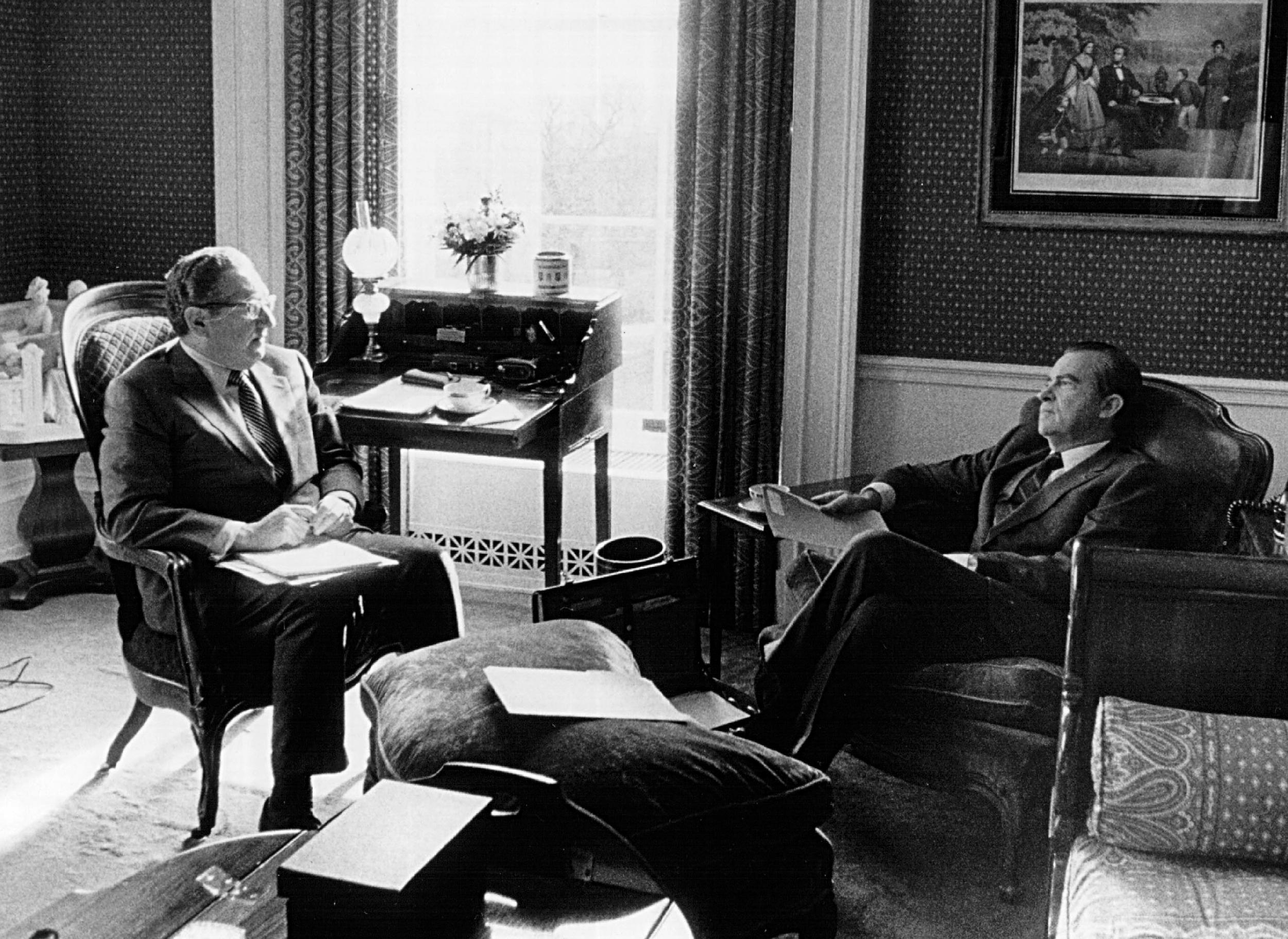 With Henry Kissinger in Washington in 1973
