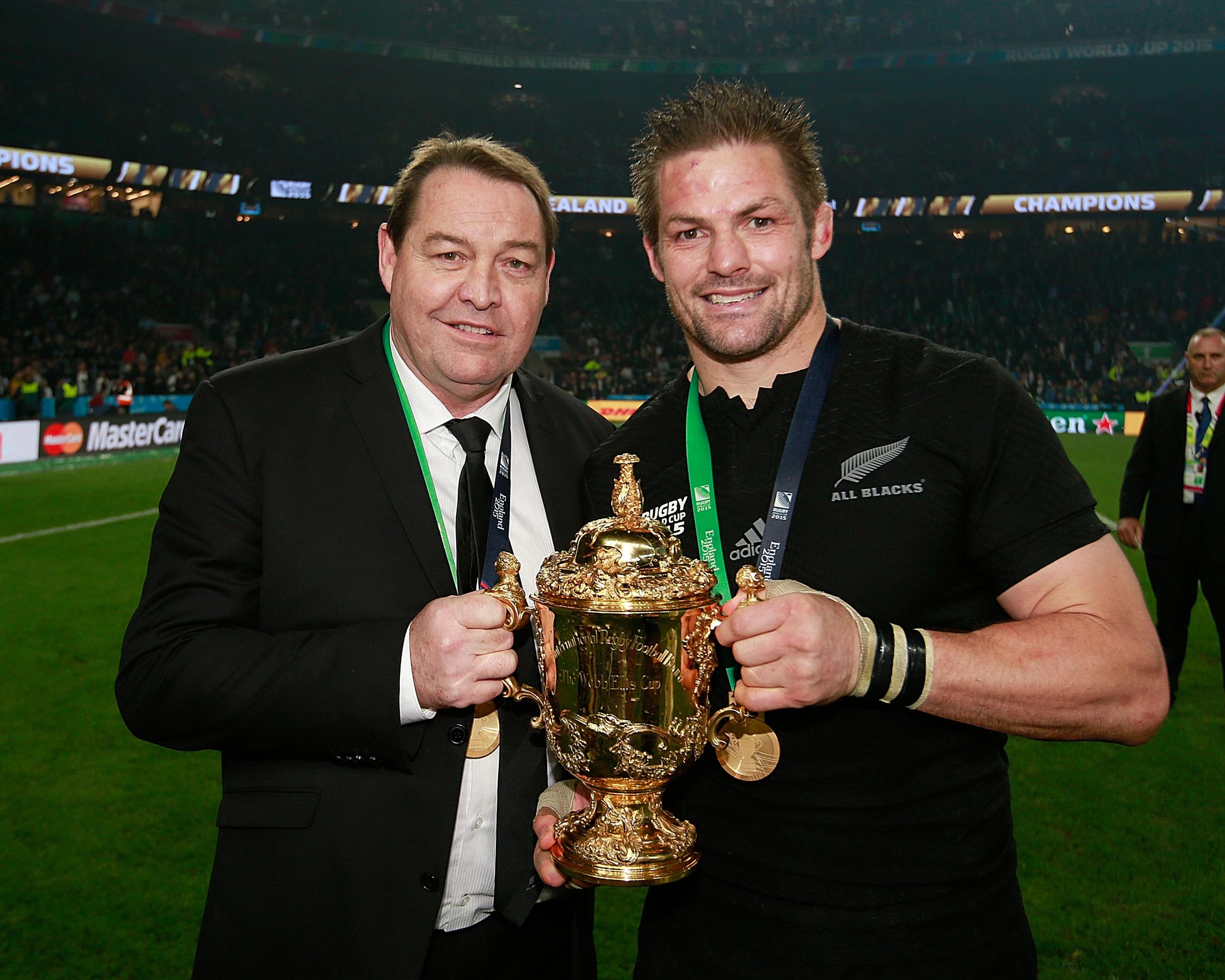 New Zealand have won 85 of his 96 Tests and the 2015 World Cup with Hansen