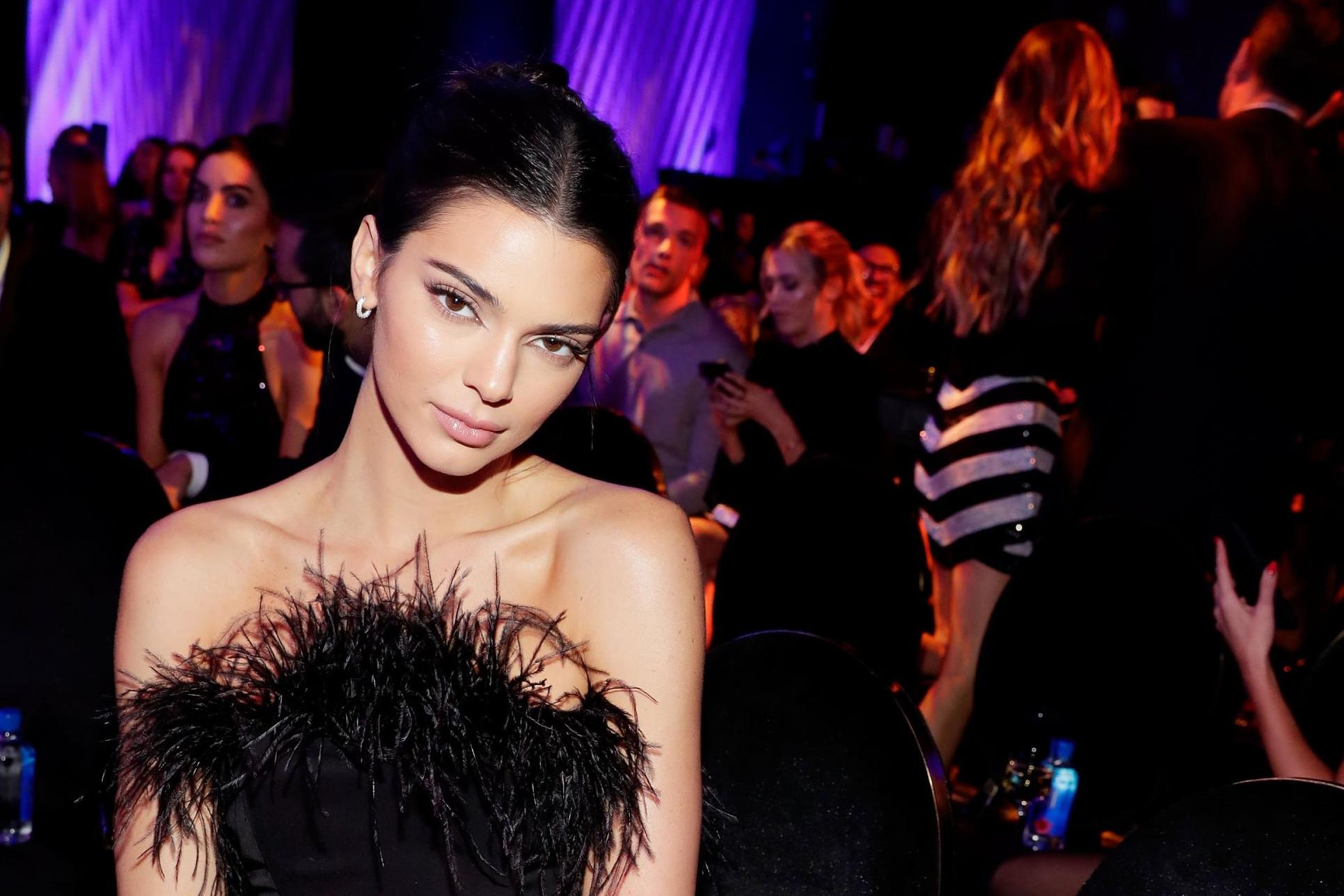 Kendall Jenner attends the 2018 Revolve Awards in Las Vegas in November