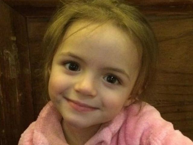 Amelia Harris, four, who died at her home in South Wales in June