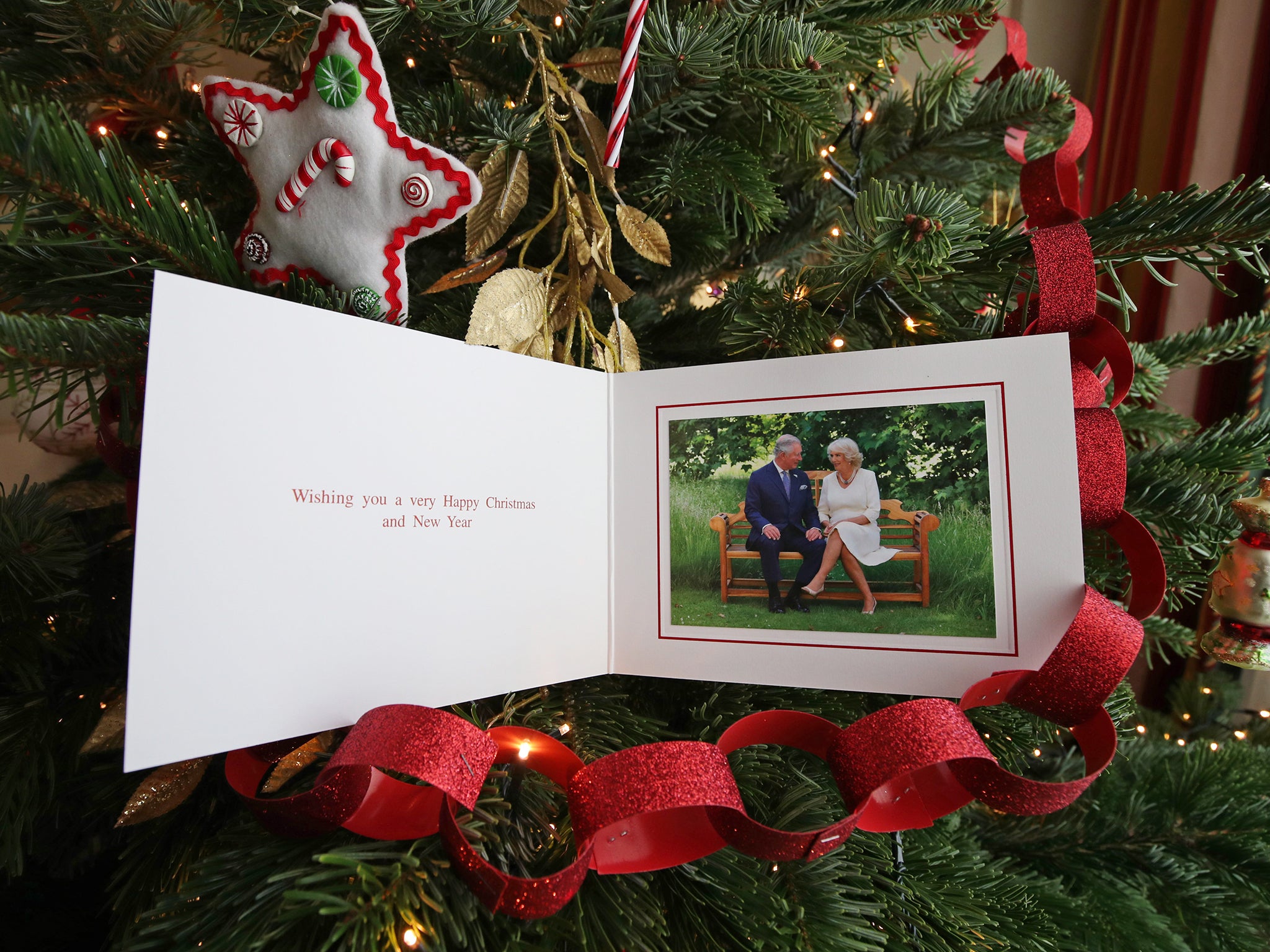 The photograph for Prince Charles and Camilla's 2018 Christmas card was taken by Hugo Burnand