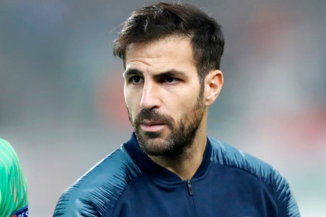 Cesc Fabregas only played 138 minutes in the Premier League this season