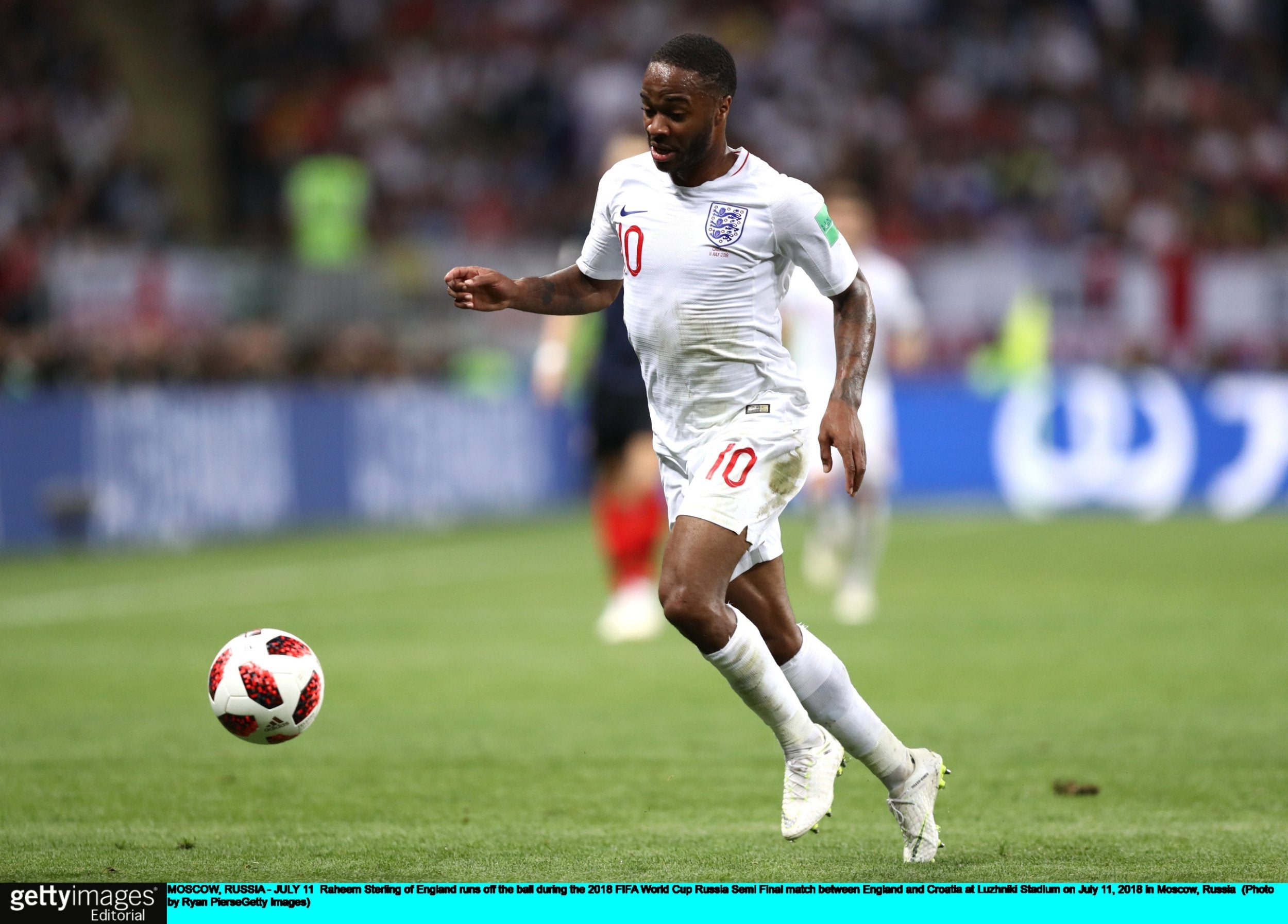 English footballer Raheem Sterling (Getty)