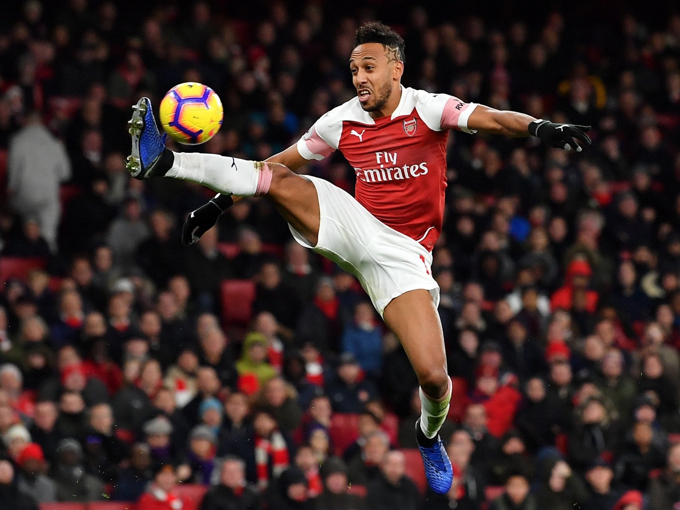 Pierre-Emerick Aubameyang is in fine form for Arsenal