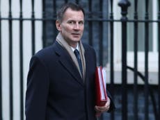 Hunt under fire for hailing 'connections' with EU as key to success