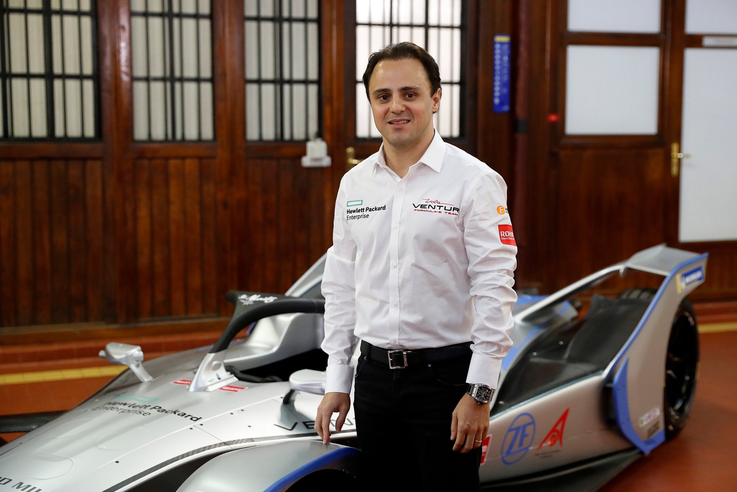 Felipe Massa is also making his debut in competition