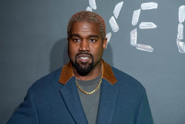 Kanye West attends the the Versace fall 2019 fashion show at the American Stock Exchange Building in lower Manhattan on 2 December, 2018 in New York City.