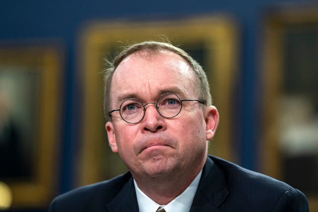<p>File photo: Mick Mulvaney says he used to ‘rip up documents in the private sector all the time’ </p>