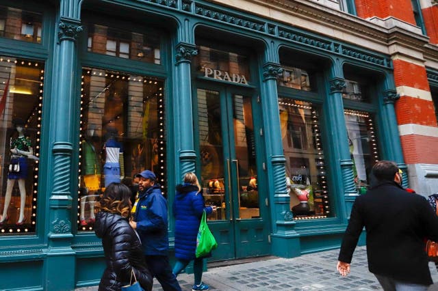 The Prada store in Soho, New York