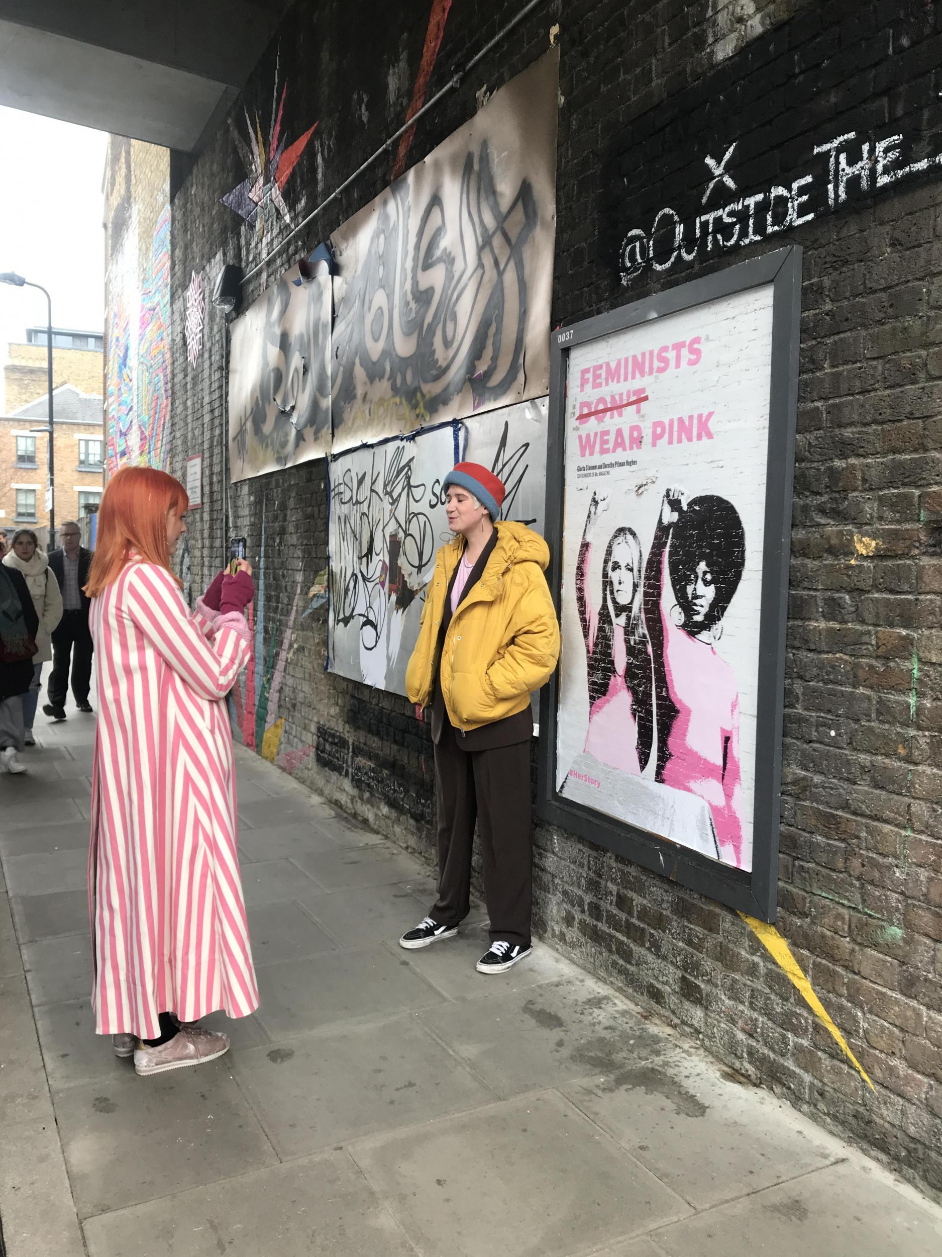 Scarlett Curtis with Herstory founder Alice Wroe